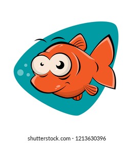 funny clipart of a smiling fish
