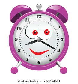 Funny Clock Illustration