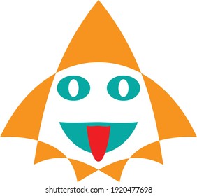 Logo des abstrakten Clownsymboles