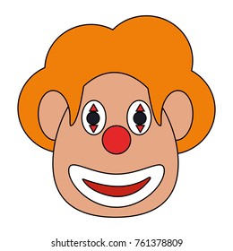 Funny clown mask