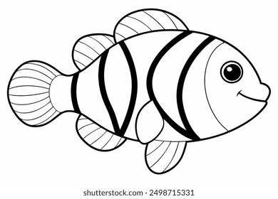 Divertida Ilustración vectorial de payaso Clipart de dibujos animados y diseño de arte de línea, linda y divertida Ilustración vectorial de payaso en estilo de dibujos animados con fondo blanco.