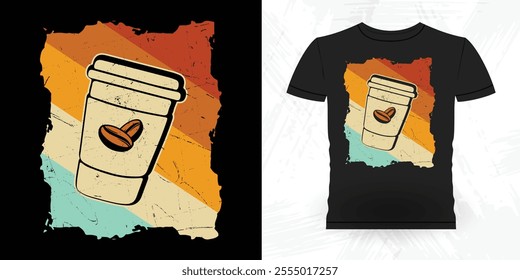 Funny Coffee Artists Retro Vintage Coffee Barista T-shirt Design