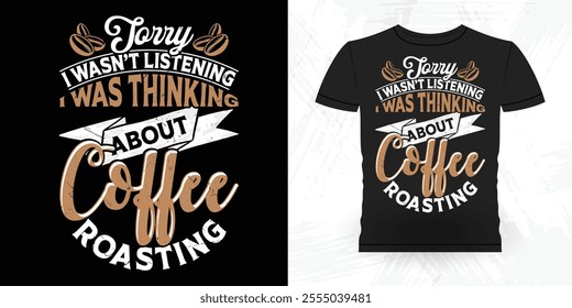 Funny Coffee Artists Retro Vintage Coffee Barista T-shirt Design