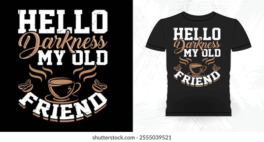 Funny Coffee Artists Retro Vintage Coffee Barista T-shirt Design