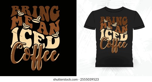 Funny Coffee Artists Retro Vintage Coffee Barista T-shirt Design