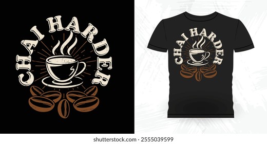 Funny Coffee Artists Retro Vintage Coffee Barista T-shirt Design