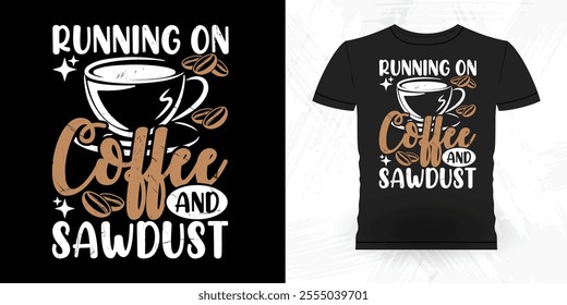 Funny Coffee Artists Retro Vintage Coffee Barista T-shirt Design