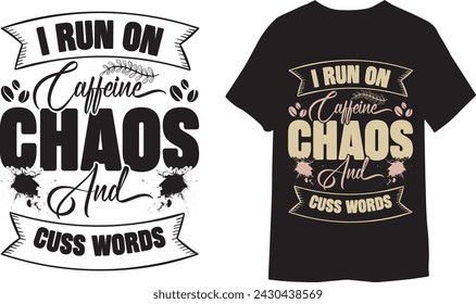 Funny Coffee Bundle,  Coffee Quote , trendy coffee t shirt, t shirt template, shirt design, black t shirt, vintage lettering, motivational quotes, mockup
