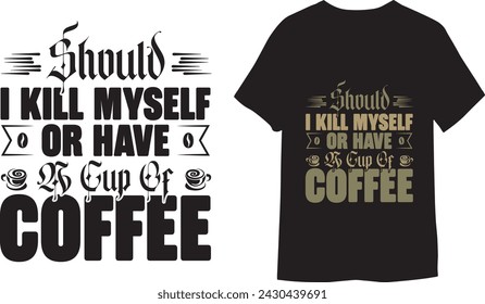 Funny Coffee Bundle, Coffee Quote , camiseta de café de moda, plantilla de camiseta, diseño de camiseta, camiseta negra, letras vintage, citas motivacionales, maqueta
