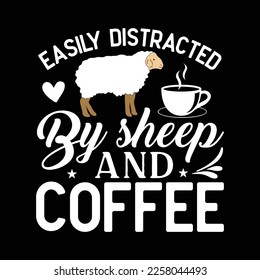 Funny Coffee Lover Sheep And Coffee Sheep Lover