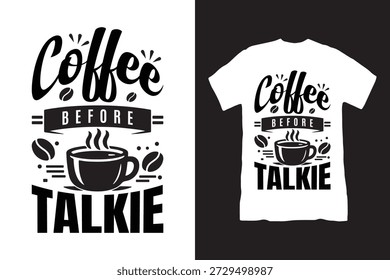 A funny coffee quote text design featuring playful typography and a humorous caffeine-themed message. Perfect for expressing morning mood, coffee lover humor, and lighthearted daily life concepts. Clean, simple, and versatile text-based design suitable for creative and lifestyle use.