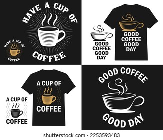 Funny coffee shirt with motivational quote and typography for t-shirt, poster, sticker and card