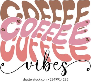 Funny Coffee Sublimation Bundle. Chocolate Color Caffeine Lover  Saying for Printing on Clothing and Restaurant Items.