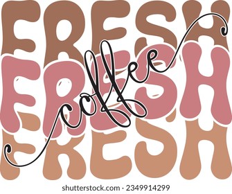 Funny Coffee Sublimation Bundle. Chocolate Color Caffeine Lover  Saying for Printing on Clothing and Restaurant Items.