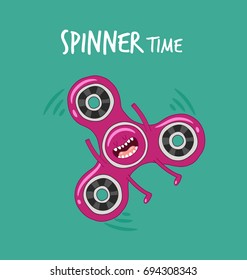 Funny color spinner. Stress relieving toy