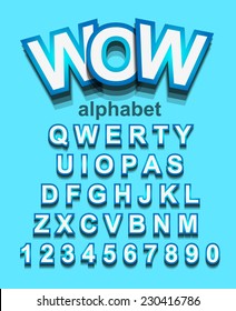 Funny Colorful Alphapet Font to use for children's parties invitations, school event posters, funny games descriptions, litttle boys brochure and so on!