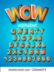 Funny Colorful Alphapet Font to use for children's parties invitations, school event posters, funny games descriptions, litttle boys brochure and so on!