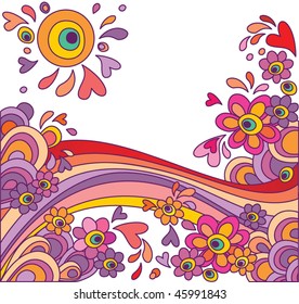 Funny colorful background