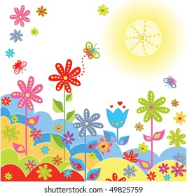 Funny colorful card