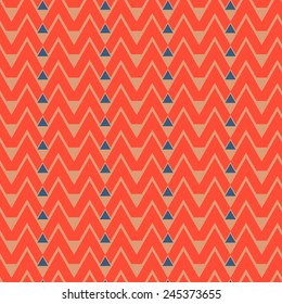 funny colorful geometric seamless pattern