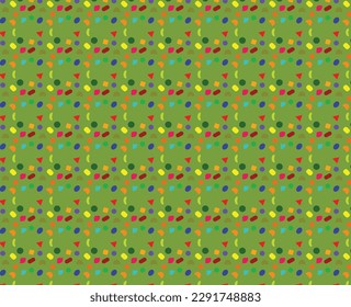 Formas divertidas y coloridas, sin inconvenientes. Un estilo de arte creativo y minimalista para los niños o un diseño moderno con formas básicas. Sencillos garabatos infantiles.