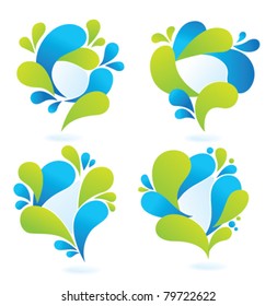 funny colorful speech bubbles