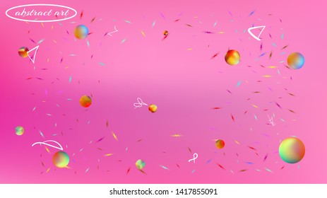 Funny colorific illustration texture. Background texture, chilly. Fresh space fantasy. Pink colored. A space themed background illustration. Colorful universe new space background.