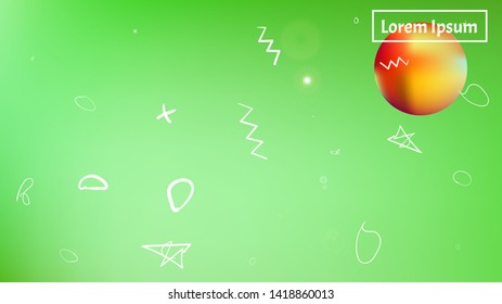 Funny colorific illustration texture. Background texture, graphic. Pristine space fantasy. Lime colored. Good new cosmos backgrounds. Colorful good background theme.