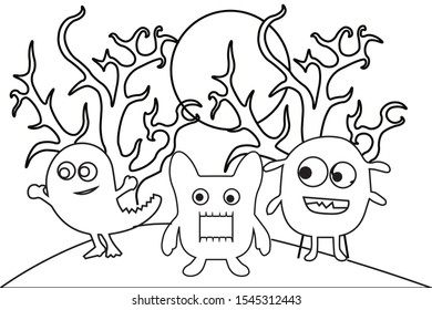 22,455 Monster coloring book Images, Stock Photos & Vectors | Shutterstock