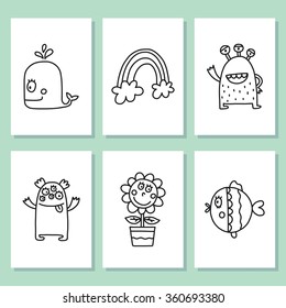 Funny coloring page for kids