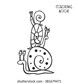 Funny coloring page for kids