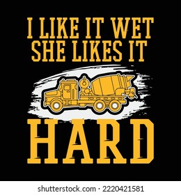 Funny Concrete Mixer Cement Mixer Truck Driver