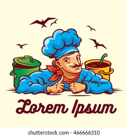 Funny coocker vector logo