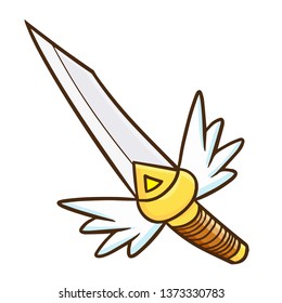 Funny and cool flying sword