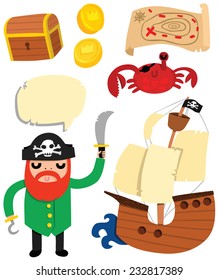 Funny Cool Pirate Set