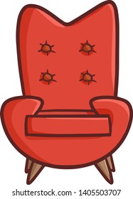 Funny and cool red sofa for your interior