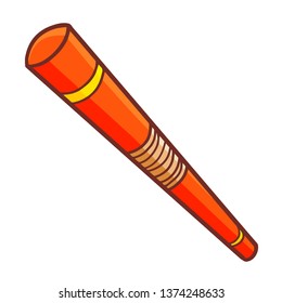 Funny and cool red stick for martial art performance