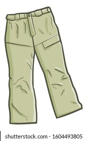 Funny and cool soft green trousers for your fashionable style