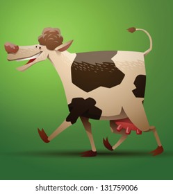 Funny Cow 03, vector