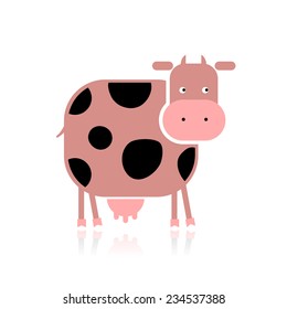 Funny cow for your design