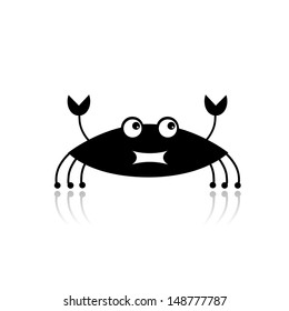 Funny crab for your design