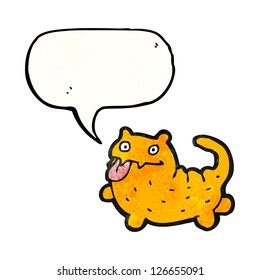funny crazy cartoon cat