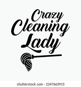 Cleaning Lady Housekeeping Professional Cleaner' Sticker