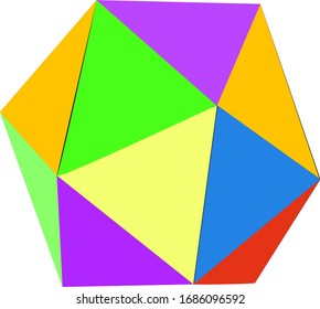 funny creative bright toy.the puzzle develops logic.vector