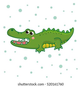 Funny crocodile