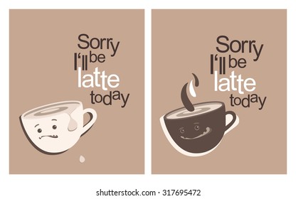 funny cup of coffee 