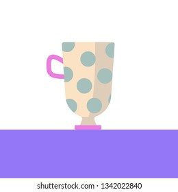 Funny cup of tea or coffee