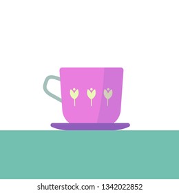 Funny cup of tea or coffee