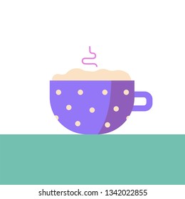 Funny cup of tea or coffee