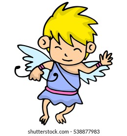 Funny cupid cartoon vector art